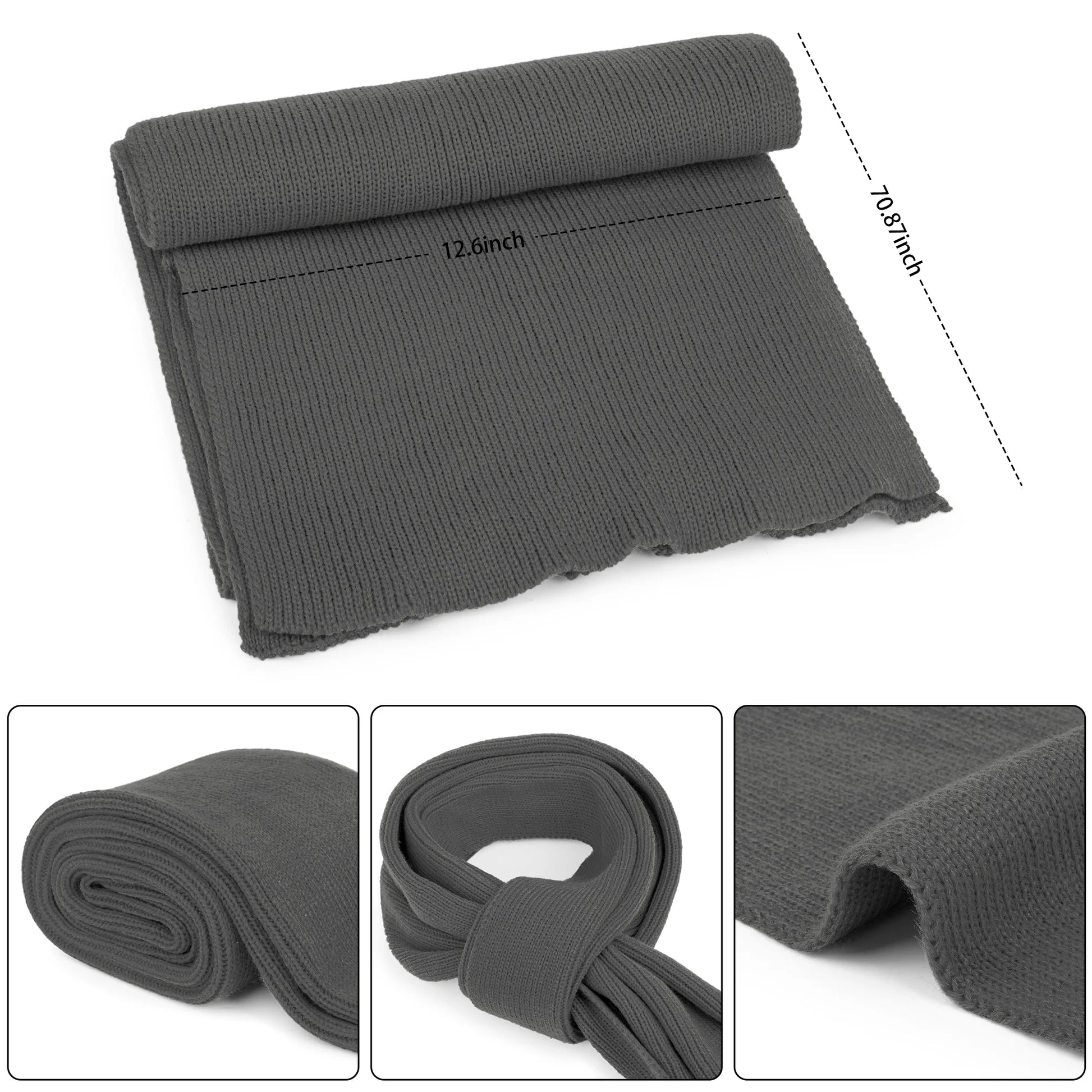 Winter Beanie Hat Scarf Set for Women Fleece Lined Winter Hat Long Soft Knit Scarf for Cold Weather Gary