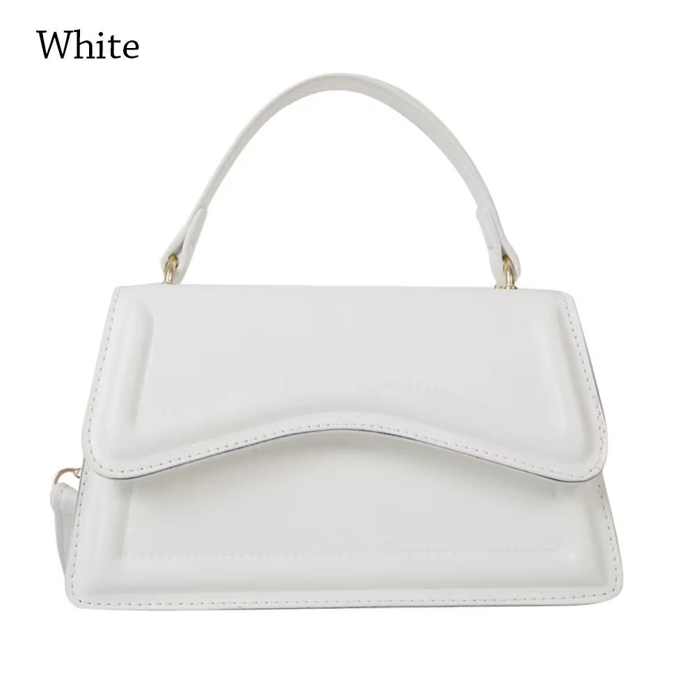 Chic PU Leather Sling Shoulder Bag - Trendy Crossbody Messenger for Women & Girls